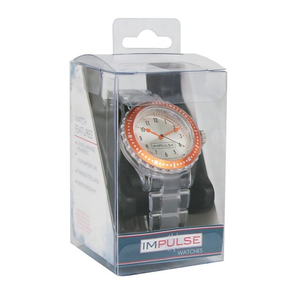 NEW! Impulse Nurse Medical Unisex 24 Hour Plastic Link Band Watch - Picture 2 of 2
